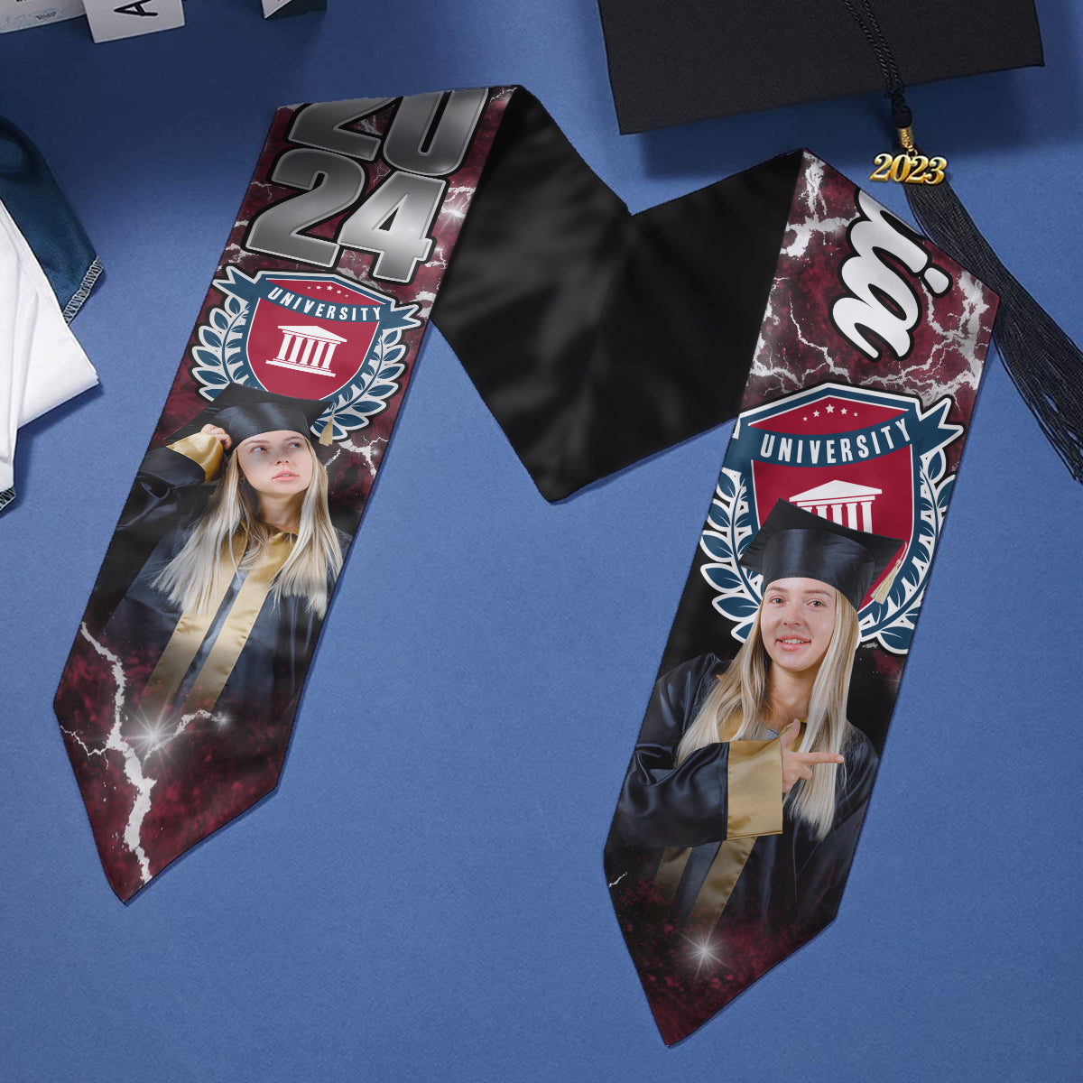 Proud Graduation 2024 - Personalized Graduation Graduation Stole