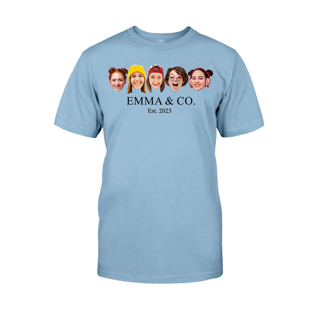 Besties & Co. Face Custom - Personalized Bestie T-shirt And Hoodie