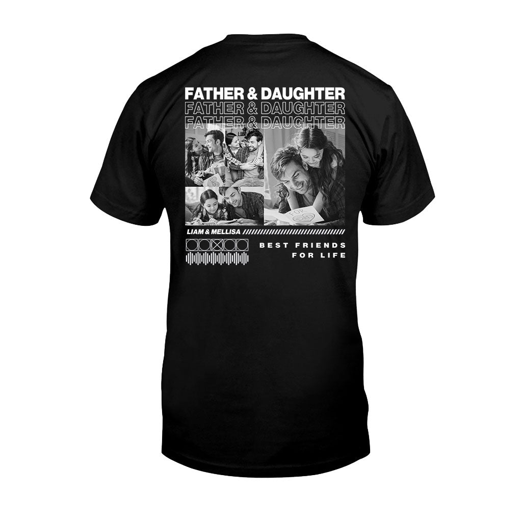 Father And Son Daughter Best Friends - Personalized Father T-shirt and Hoodie