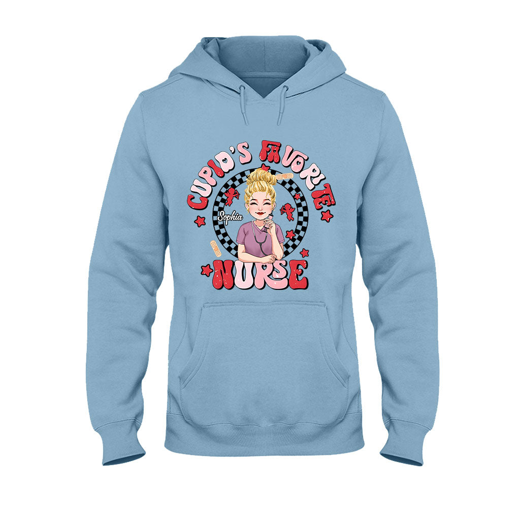 Cupid Favorite Nurse - Personalized Nurse T-shirt And Hoodie