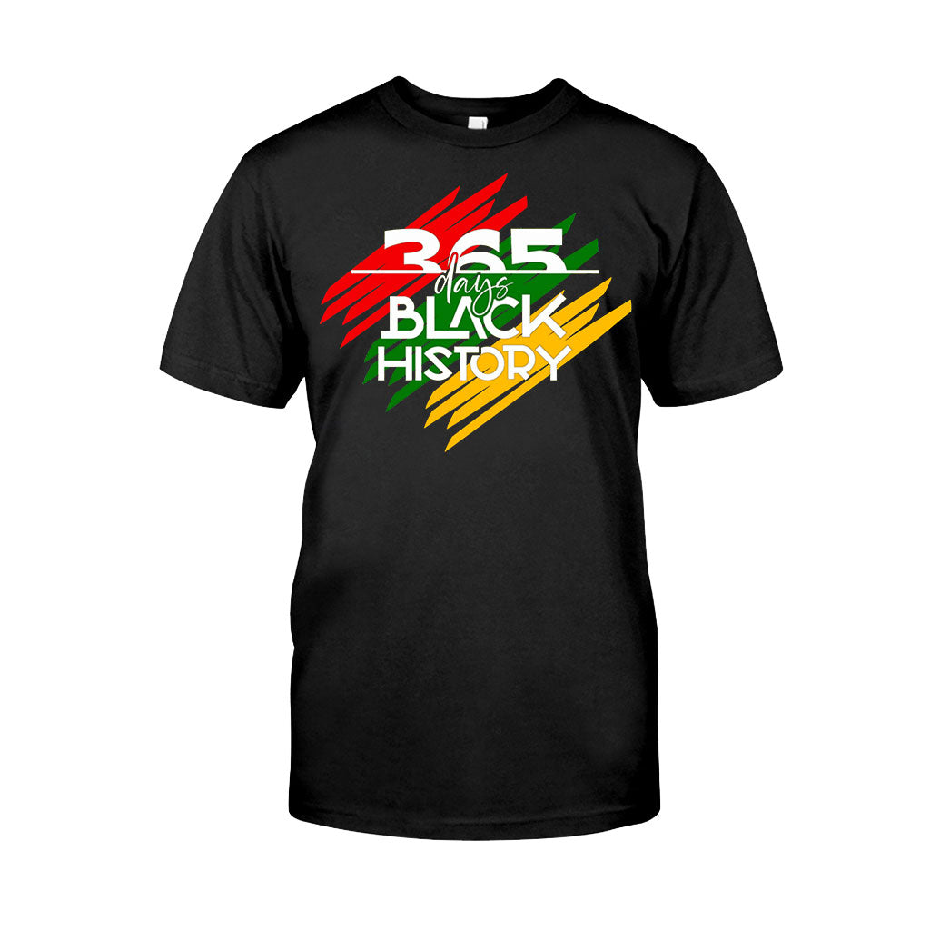 365 Days Black History - Personalized African American T-shirt And Hoodie