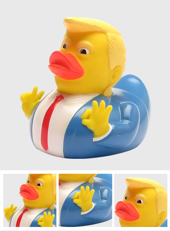 Lustige Ente – Aufkleber, gestanzt