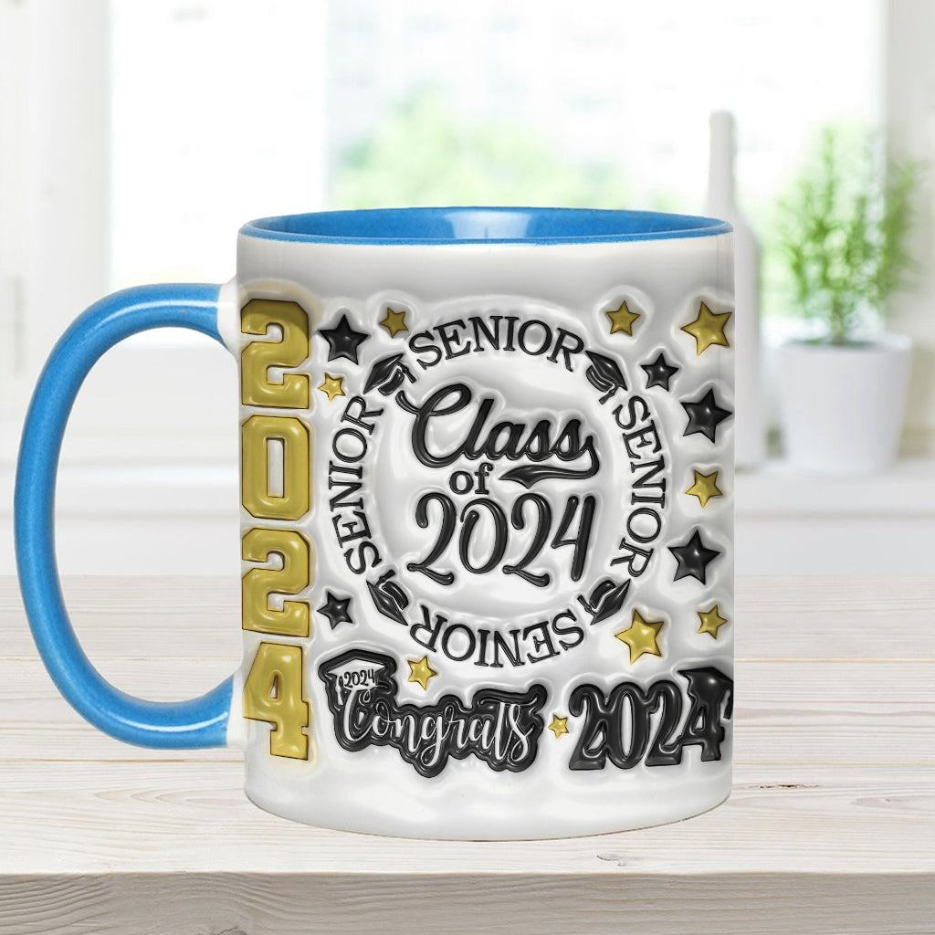 Class Of 2024 - Personalized Graduation Accent Mug