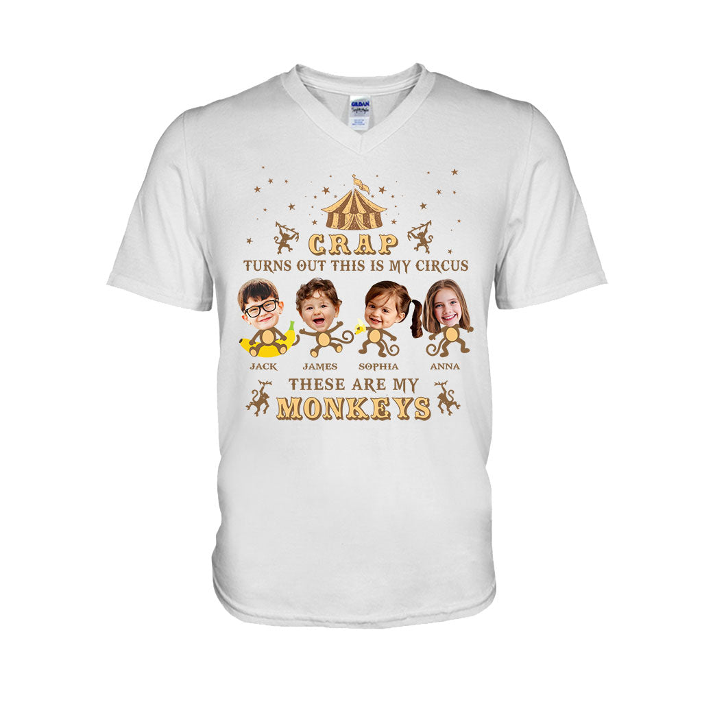 This Is My Circus These Are My Monkeys - Personalized Mother T-shirt And Hoodie