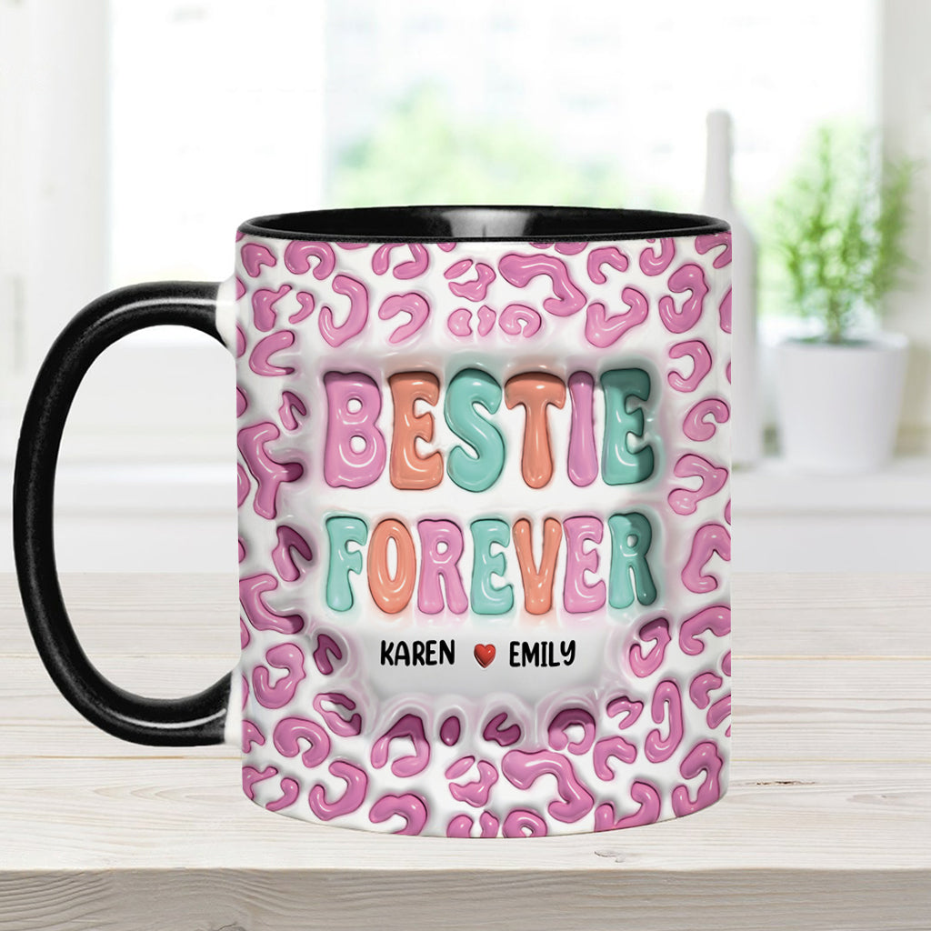 Bestie Forever - Personalized Bestie Accent Mug