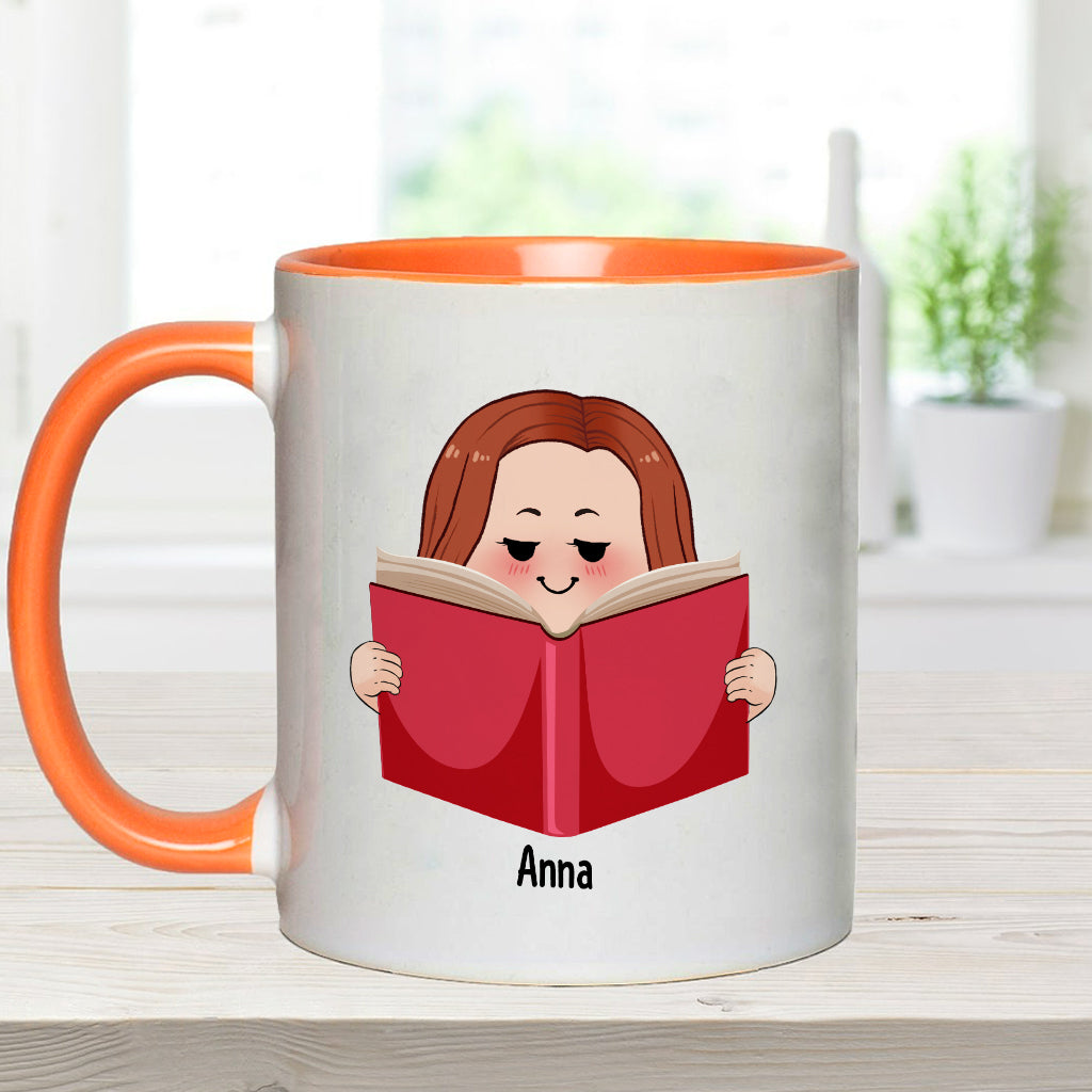 This Book I’m Reading Is Practically Porn - Personalized Book Accent Mug