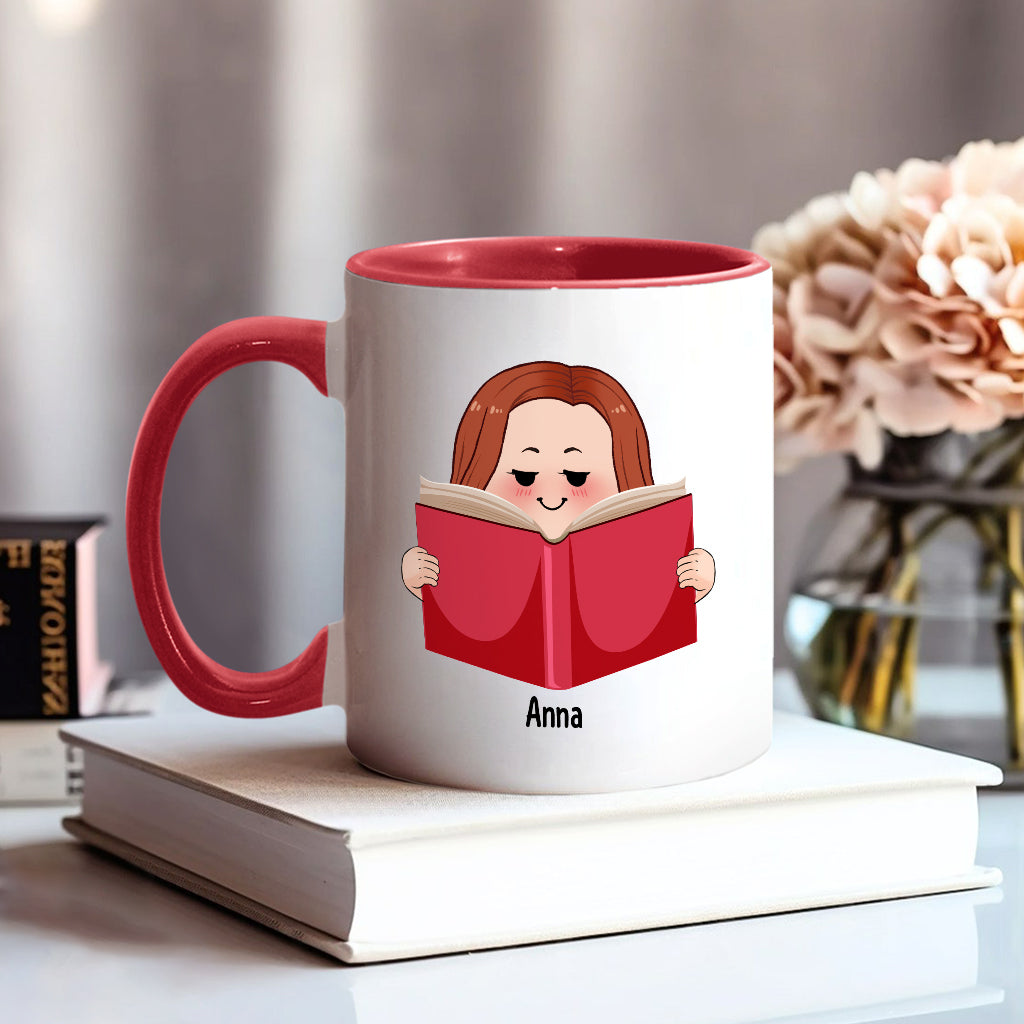 This Book I’m Reading Is Practically Porn - Personalized Book Accent Mug