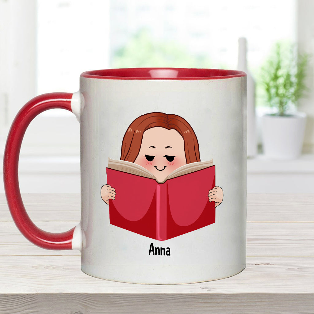 This Book I’m Reading Is Practically Porn - Personalized Book Accent Mug