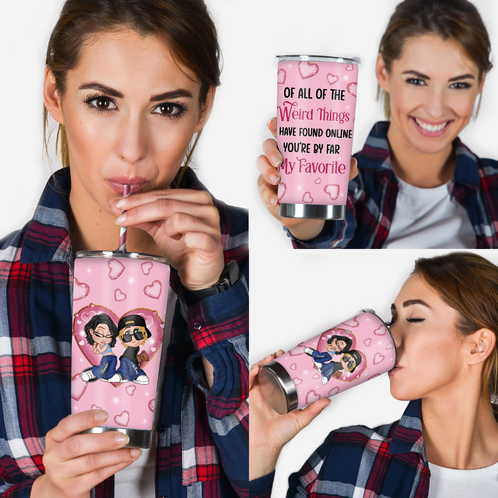 Y2K Couple - Personalized Couple Tumbler