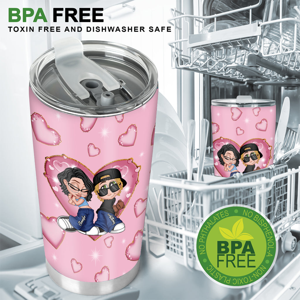 Y2K Couple - Personalized Couple Tumbler