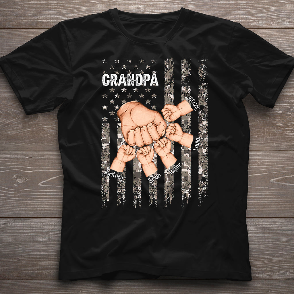 Best Grandpa/Papa/Dad Ever - Personalized Grandpa T-shirt And Hoodie