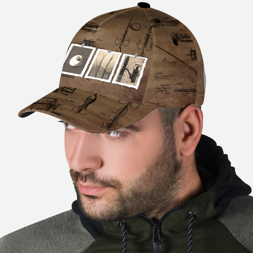 Vintage Fishing Custom Name - Personalized Fishing Classic Cap