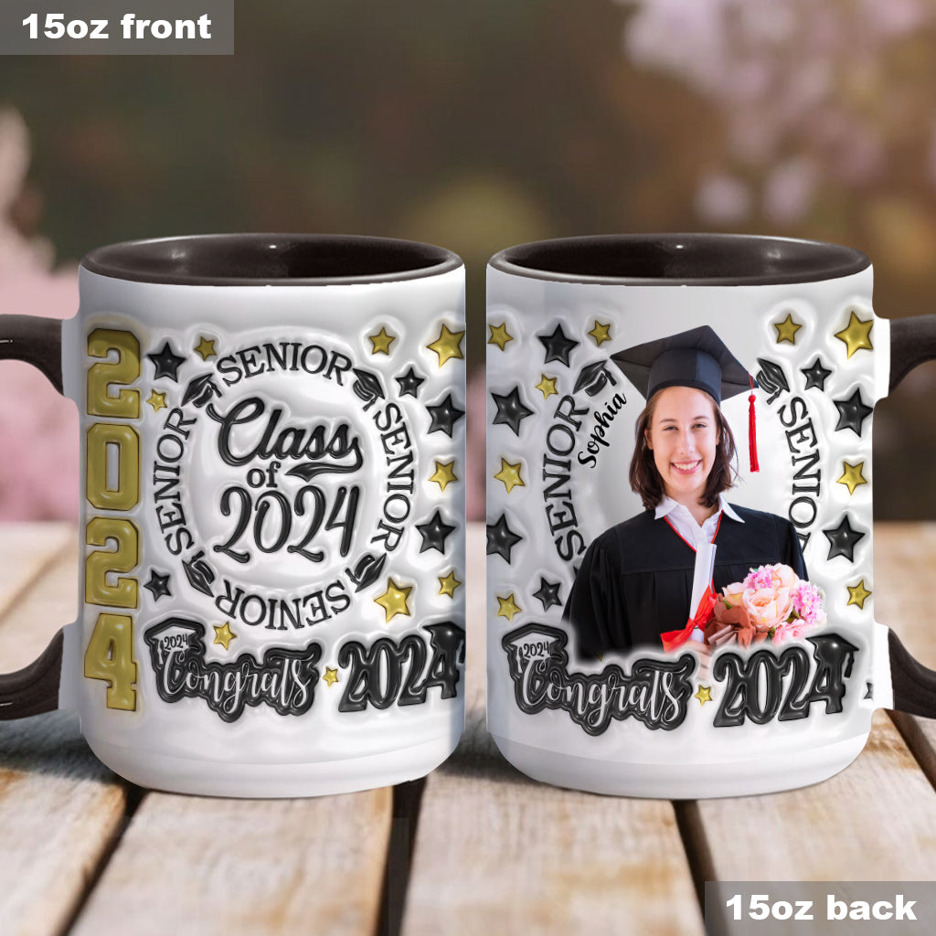 Class Of 2024 - Personalized Graduation Accent Mug