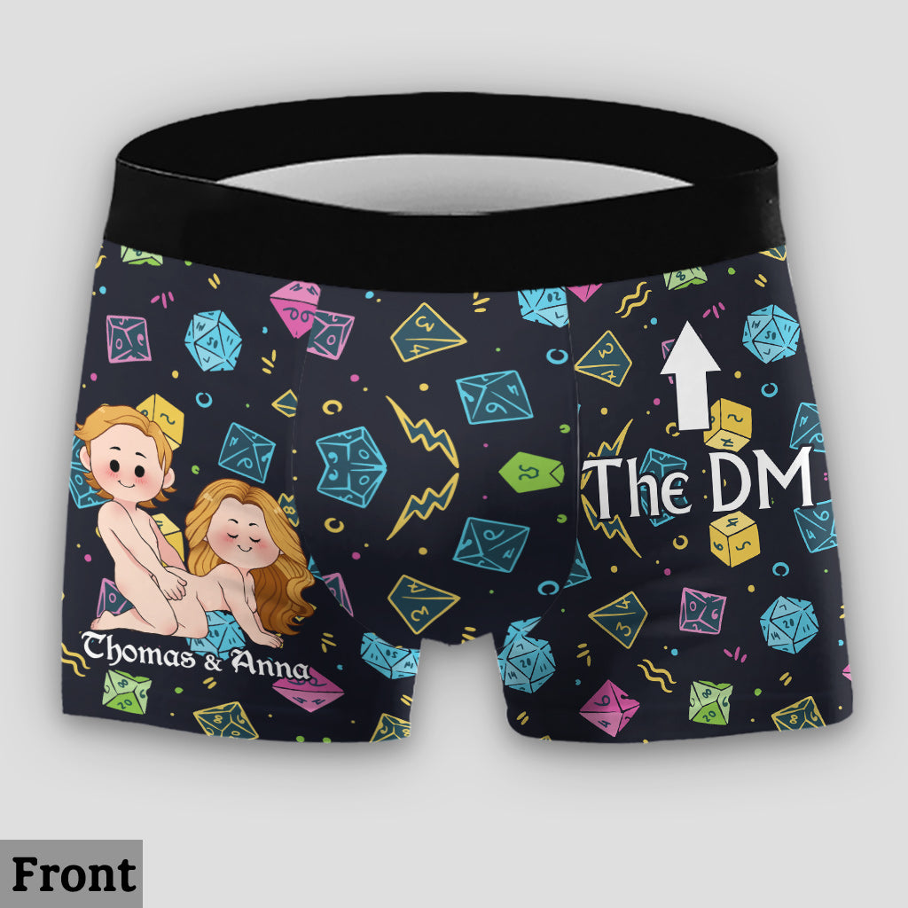 Sleeping With The DM - Personalized RPG Lace Border Women Briefs And Men’s Boxer Briefs