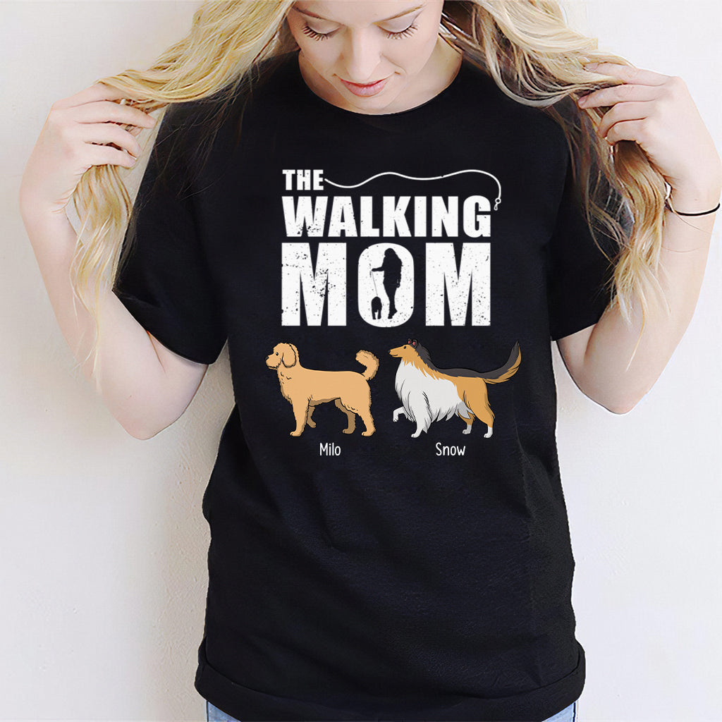 The Walking Dad - Personalized Dog T-shirt And Hoodie