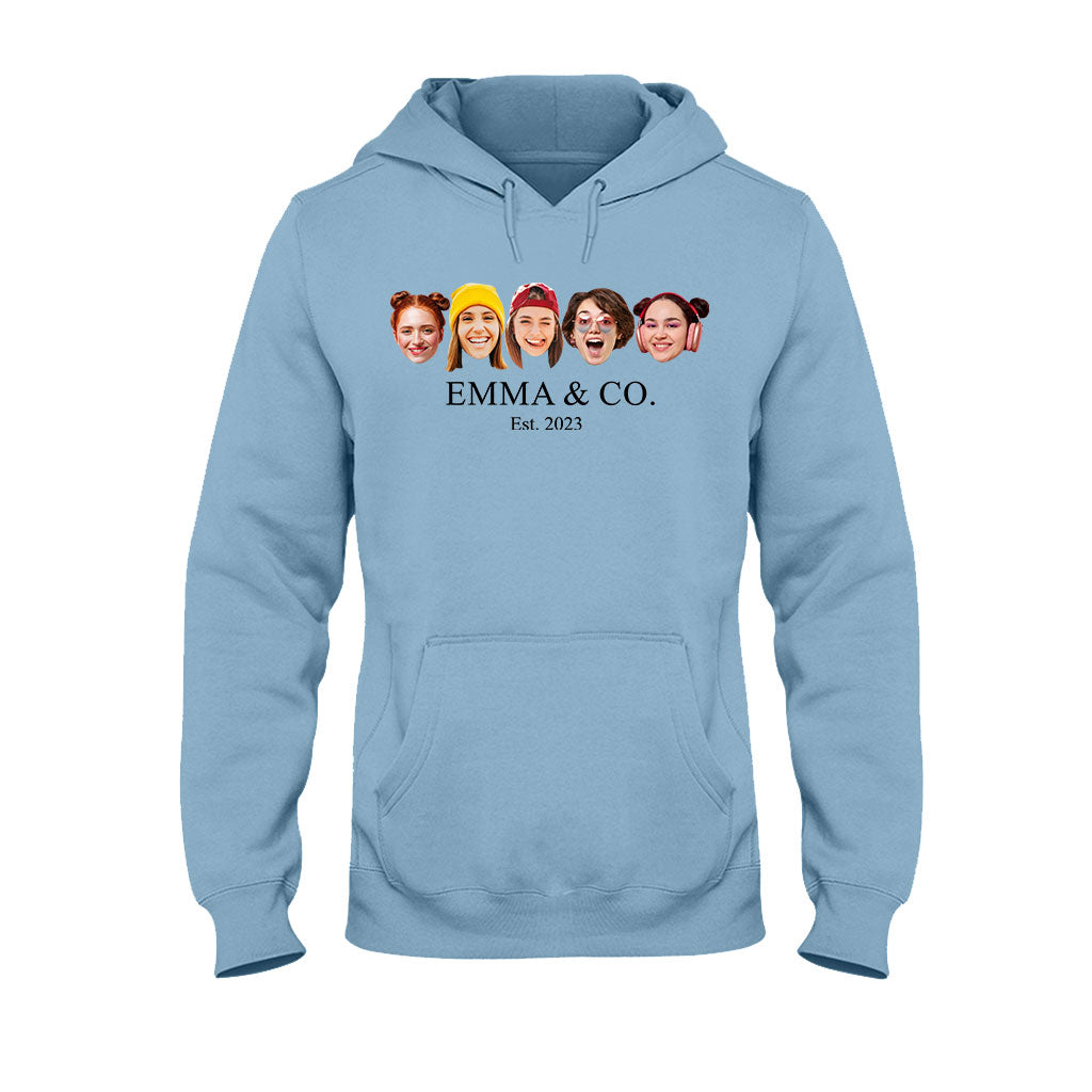 Besties & Co. Face Custom - Personalized Bestie T-shirt And Hoodie
