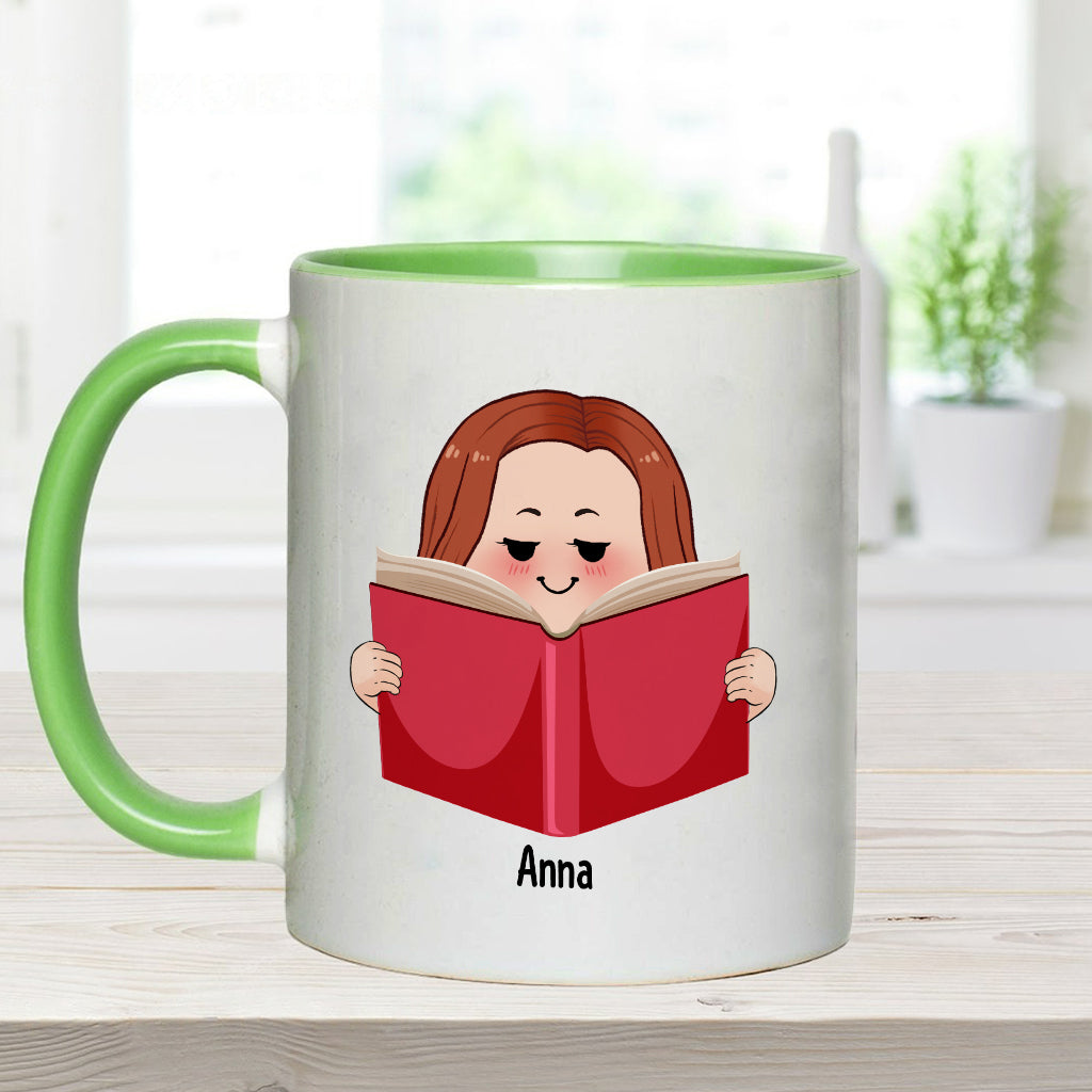 This Book I’m Reading Is Practically Porn - Personalized Book Accent Mug