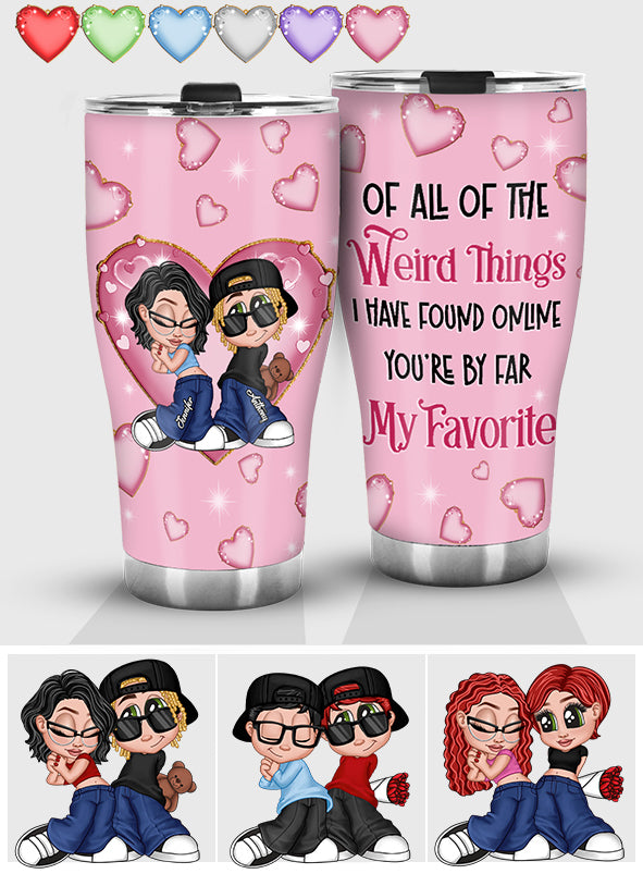 Y2K Couple - Personalized Couple Tumbler