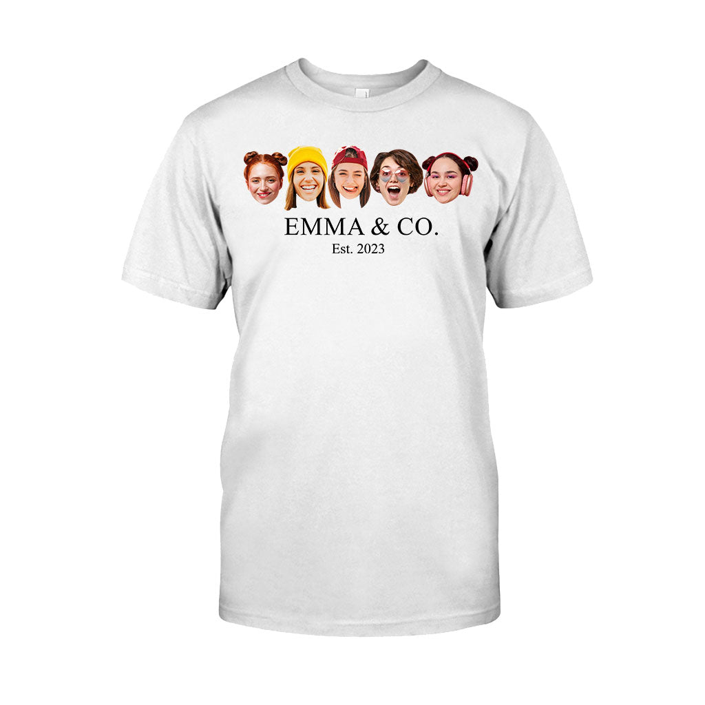 Besties & Co. Face Custom - Personalized Bestie T-shirt And Hoodie