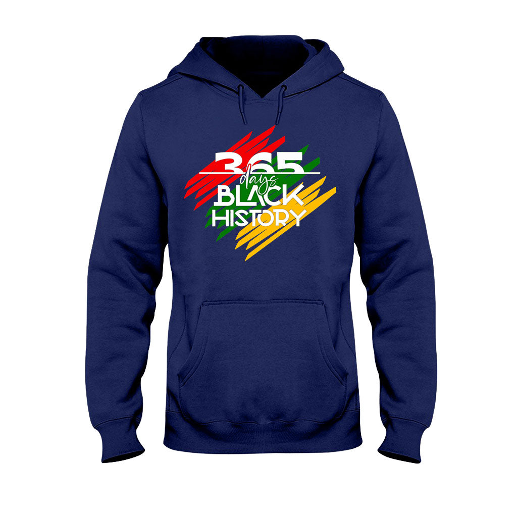 365 Days Black History - Personalized African American T-shirt And Hoodie