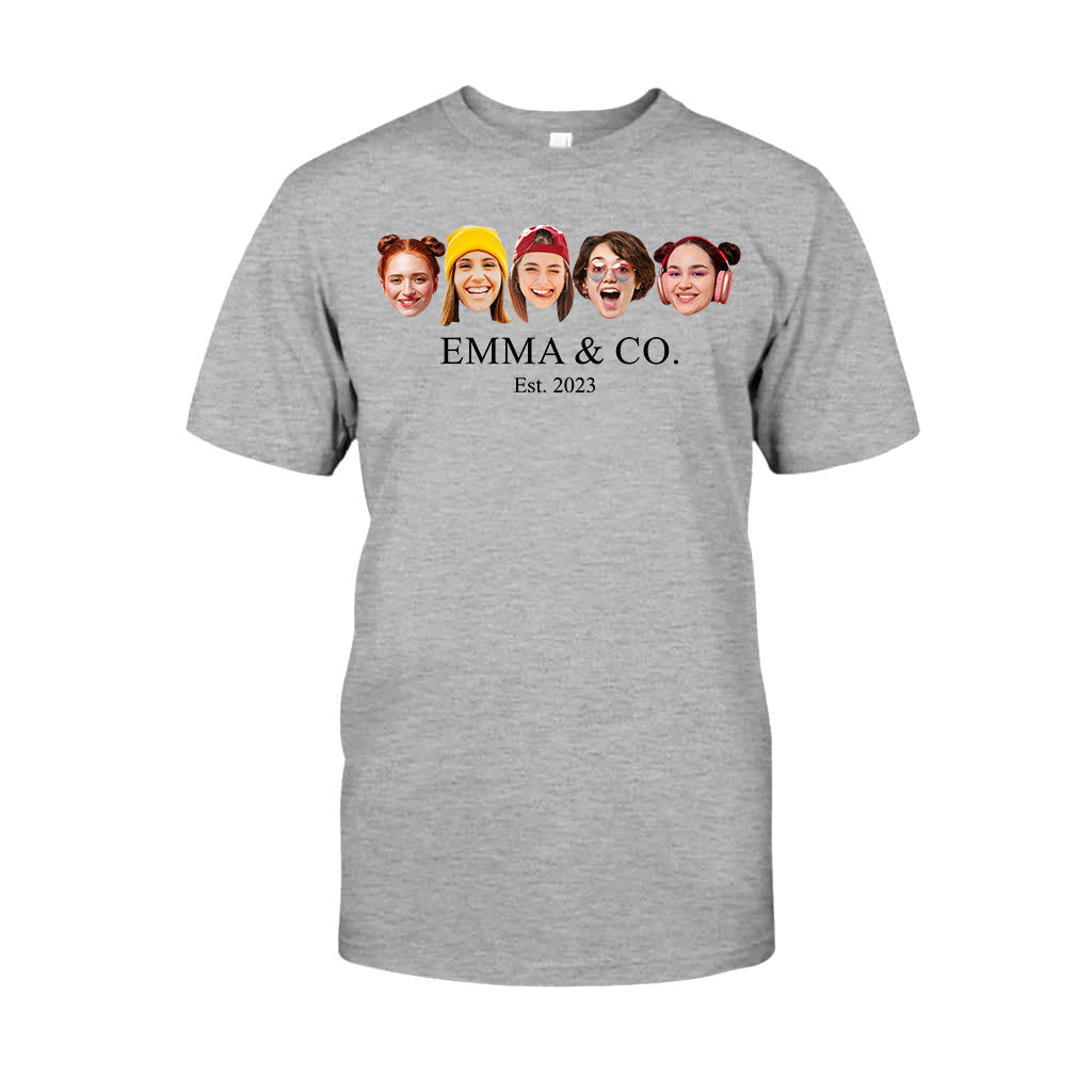 Besties & Co. Face Custom - Personalized Bestie T-shirt And Hoodie