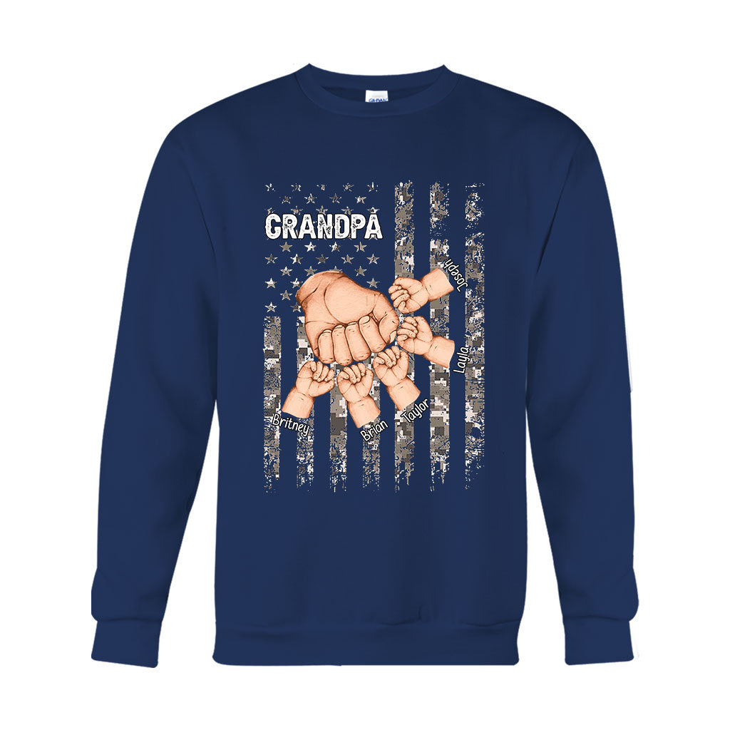 Best Grandpa/Papa/Dad Ever - Personalized Grandpa T-shirt And Hoodie