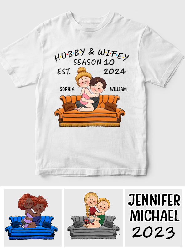 Hubby & Wifey - Personalized Husband And Wife T-shirt And Hoodie