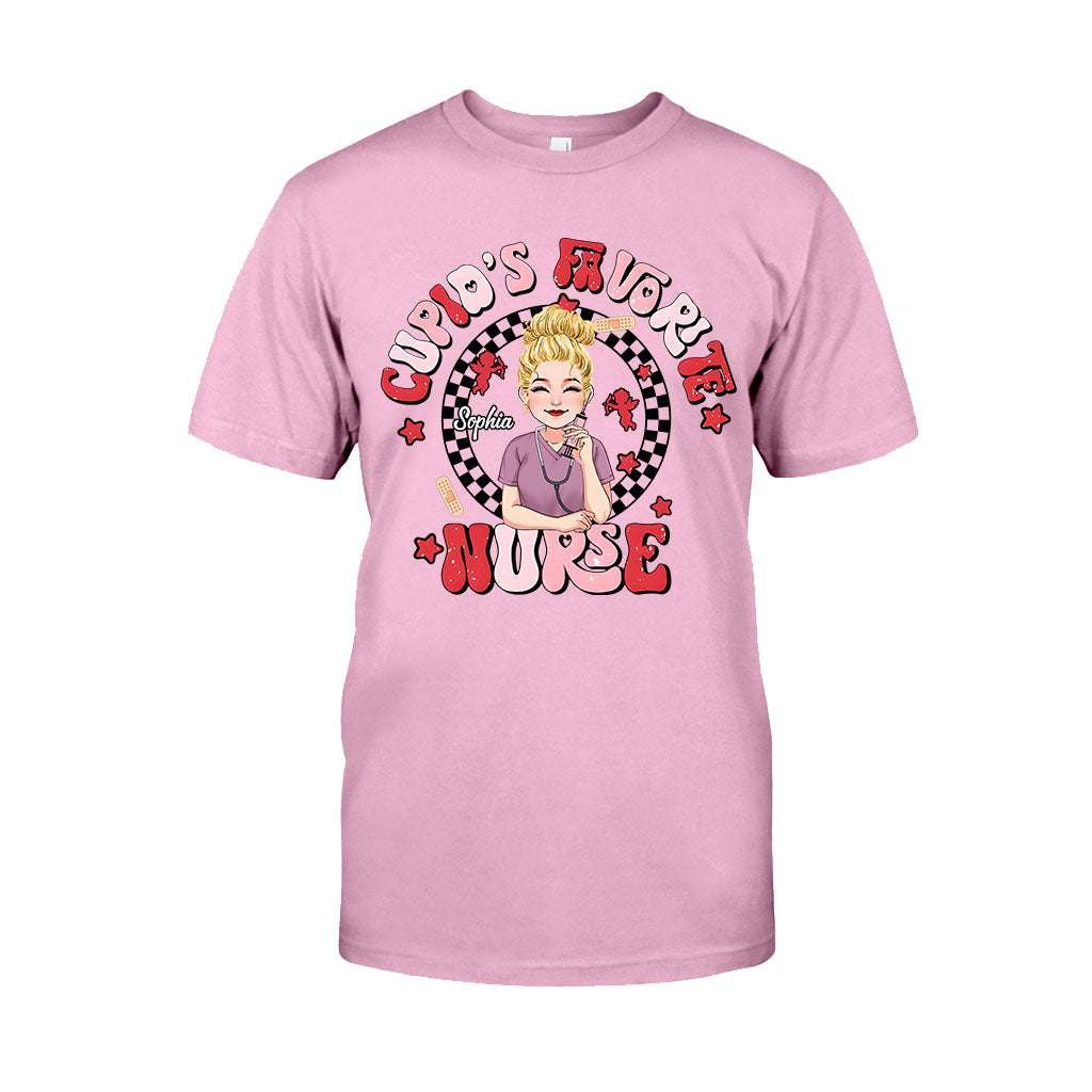 Cupid Favorite Nurse - Personalized Nurse T-shirt And Hoodie