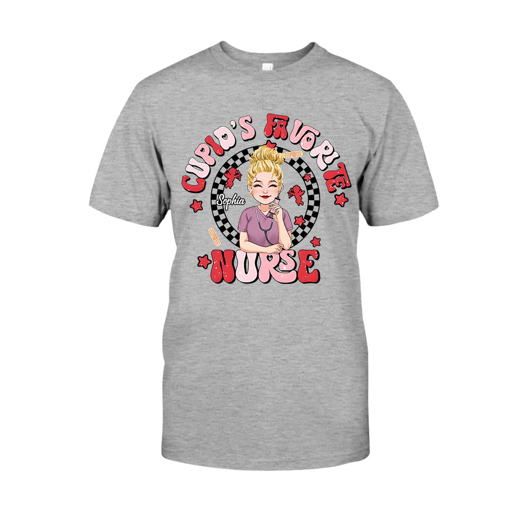 Cupid Favorite Nurse - Personalized Nurse T-shirt And Hoodie