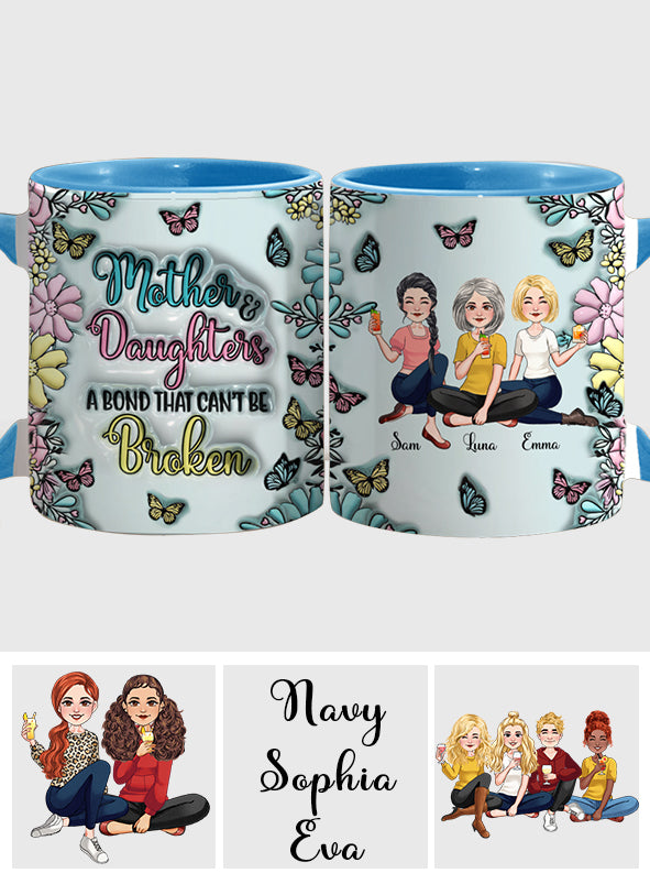 A Bond That Can't Be Broken - Personalized Mother Accent Mug