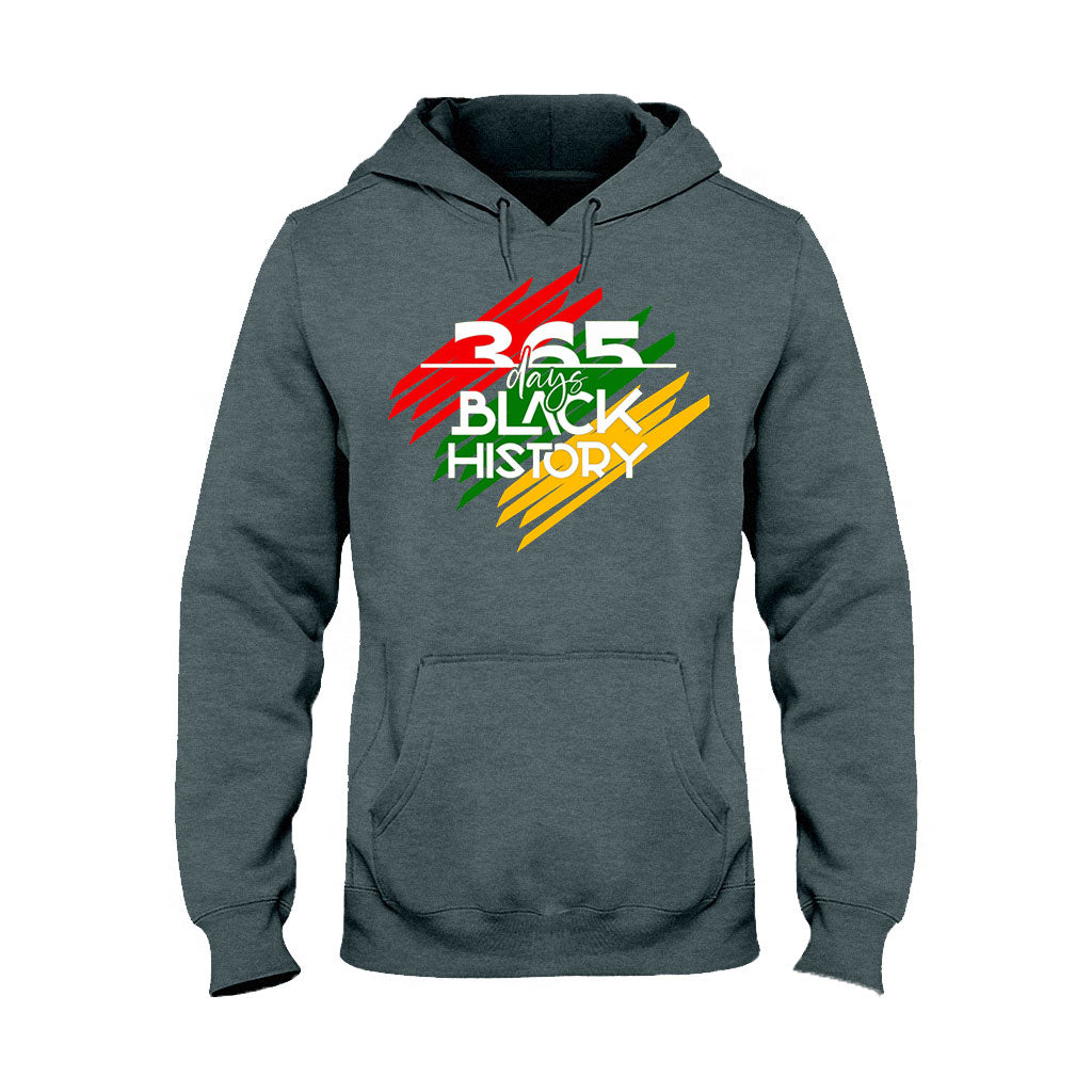 365 Days Black History - Personalized African American T-shirt And Hoodie