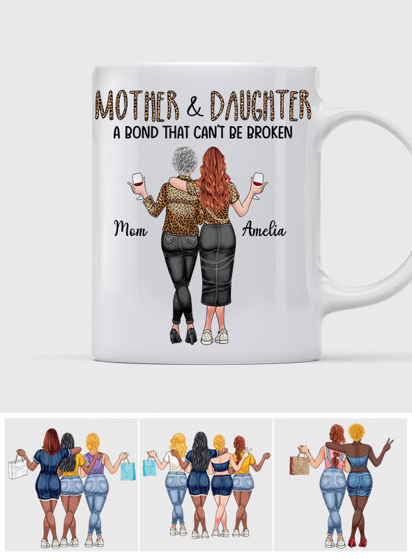 Mother And Daughters - Personalized Mother Mug