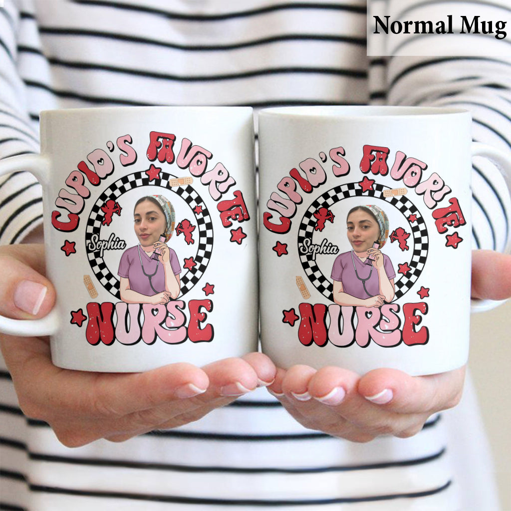 Cupid Favorite Nurse - Personalized Nurse Mug