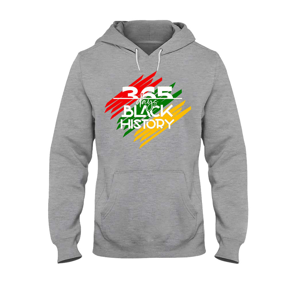 365 Days Black History - Personalized African American T-shirt And Hoodie