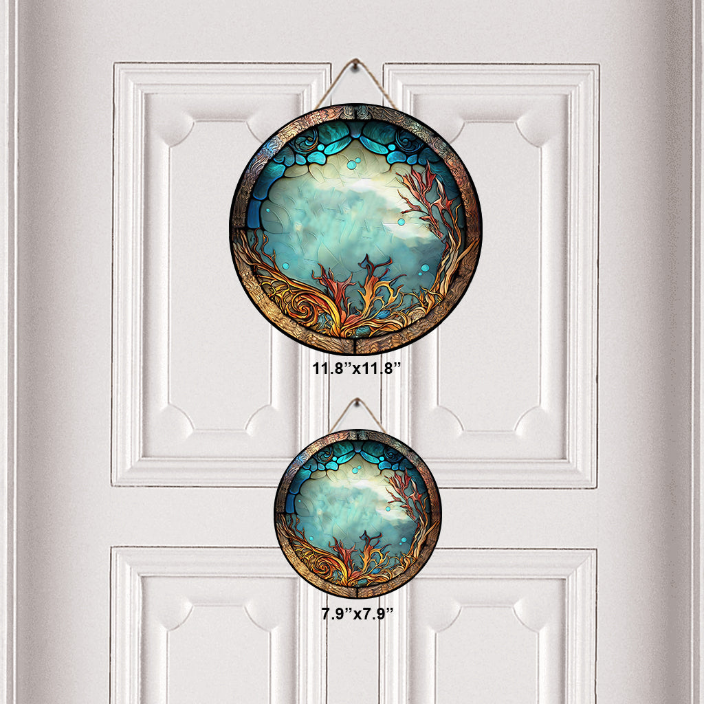 This Grandma/Momma Belongs To - Personalized Grandma Round Wood Sign