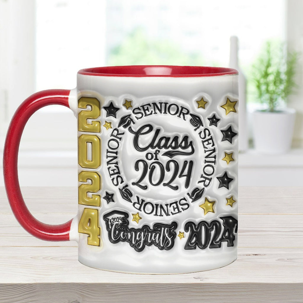 Class Of 2024 - Personalized Graduation Accent Mug