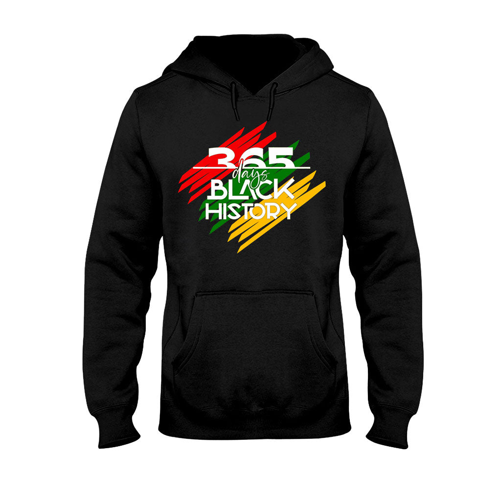 365 Days Black History - Personalized African American T-shirt And Hoodie