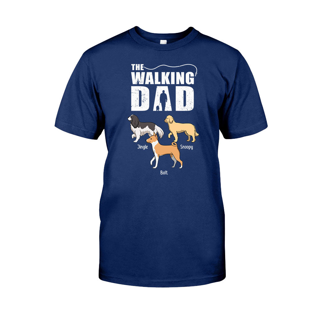 The Walking Dad - Personalized Dog T-shirt And Hoodie