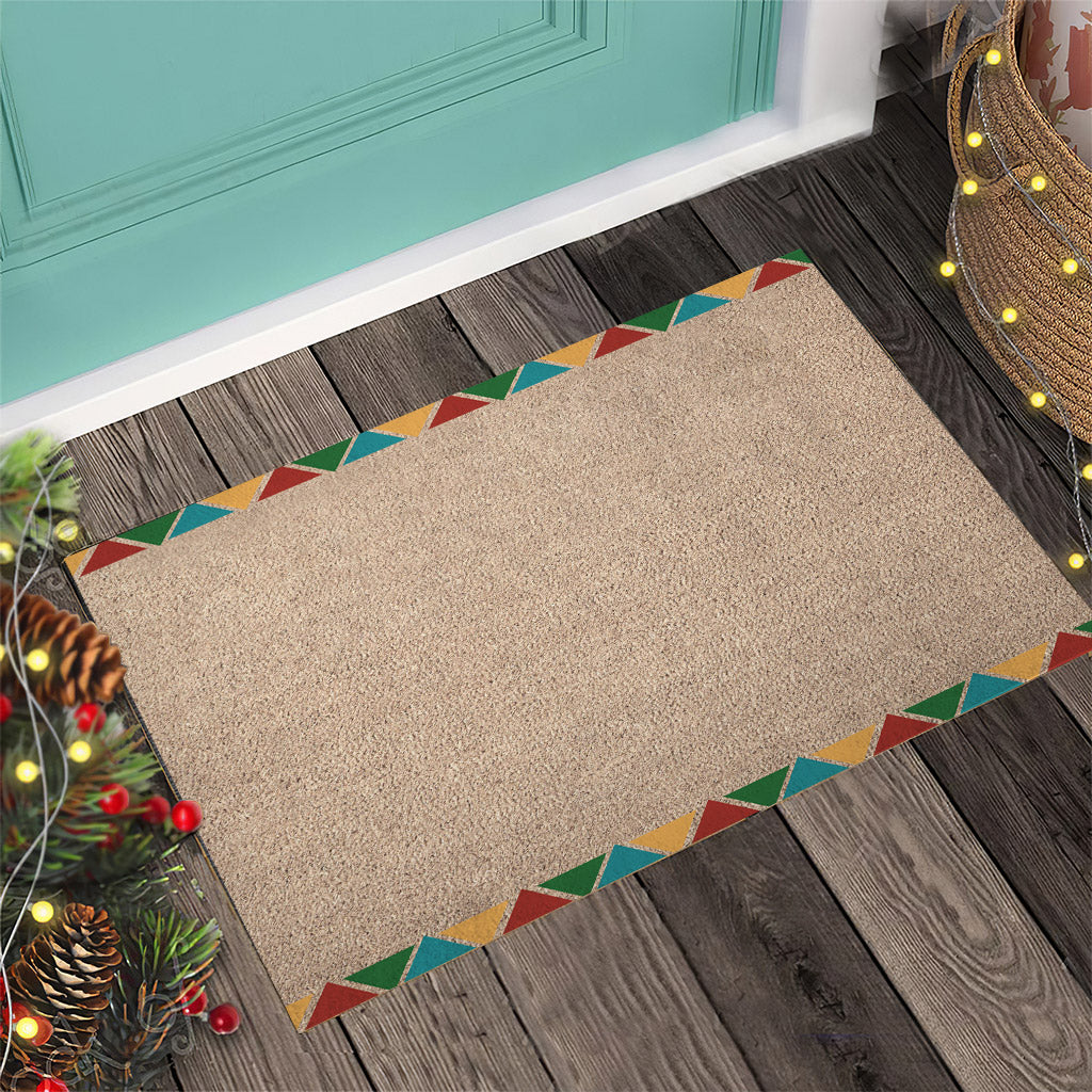 But Did You Call First - Personalized African American Doormat