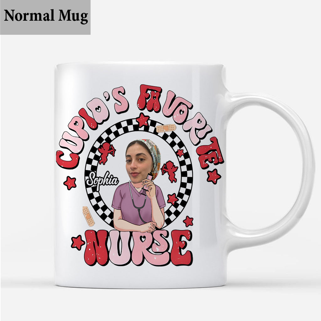 Cupid Favorite Nurse - Personalized Nurse Mug