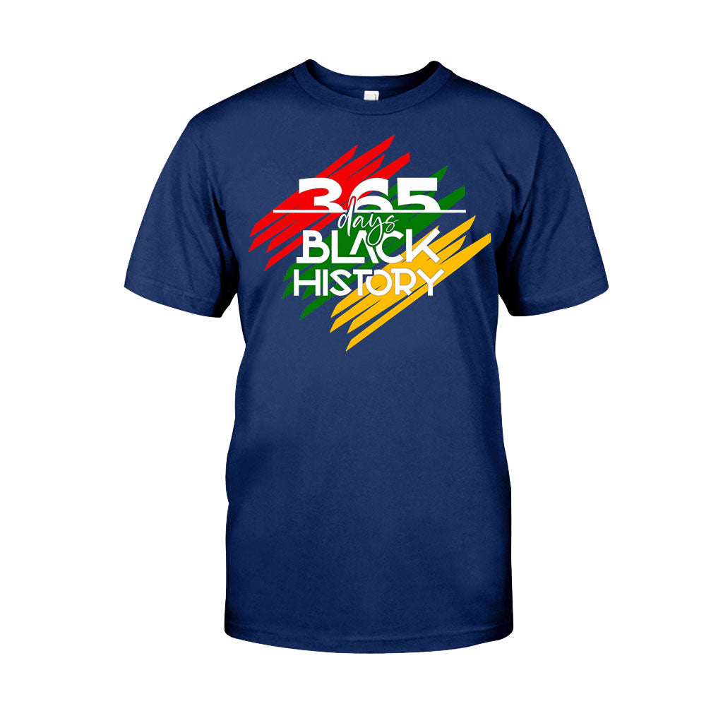 365 Days Black History - Personalized African American T-shirt And Hoodie