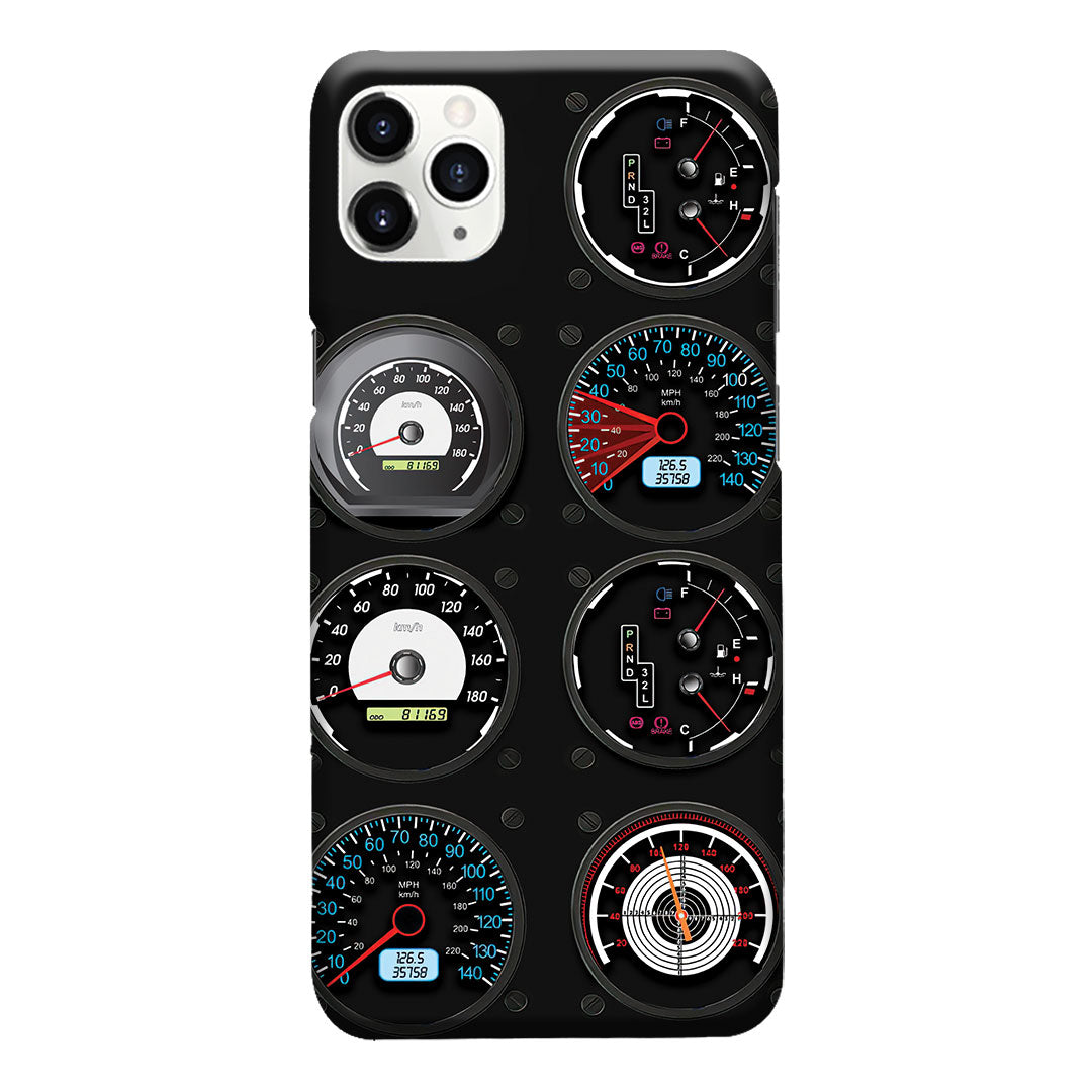 Compteurs de vitesse de voiture - Étui de téléphone de course