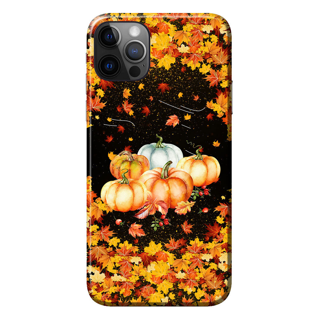 Coque de téléphone personnalisée Chat d'automne