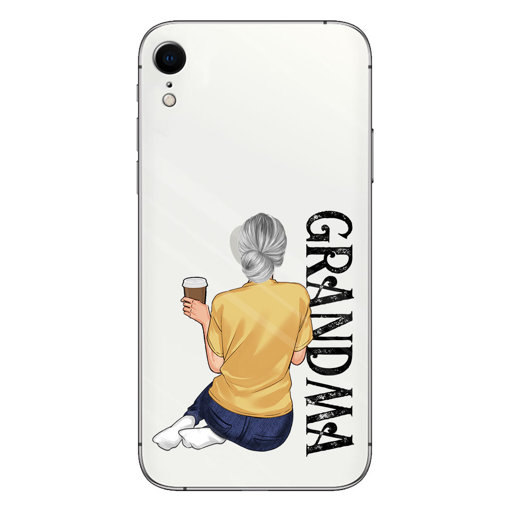 Best Nana Ever - Personalized Grandma Clear Phone Case