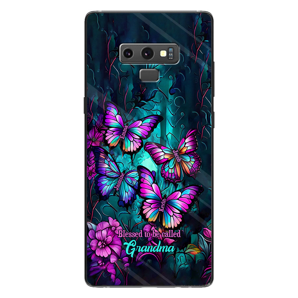 Grandma's Butterflies - Personalized Grandma Phone Case