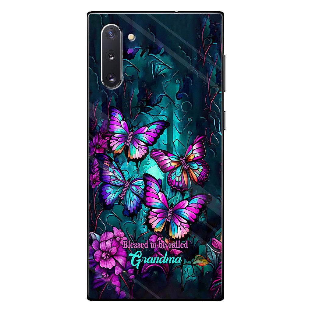 Grandma's Butterflies - Personalized Grandma Phone Case