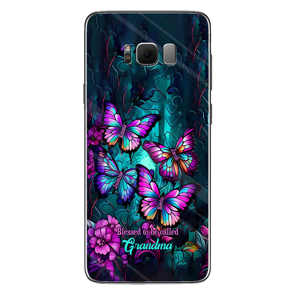 Grandma's Butterflies - Personalized Grandma Phone Case