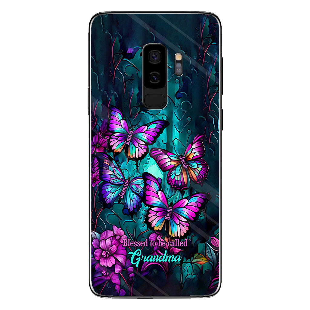 Grandma's Butterflies - Personalized Grandma Phone Case