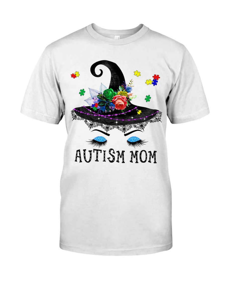 T-shirt et sweat à capuche « Maman sorcière autiste » - Sensibilisation à l'autisme 0520