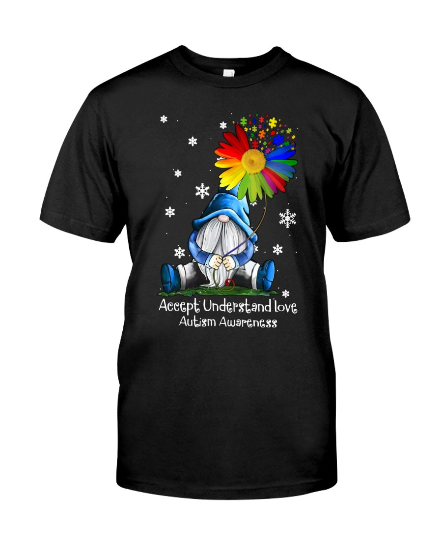 T-Shirt und Hoodie „Akzeptiere, verstehe, liebe“ zur Sensibilisierung für Autismus 0523